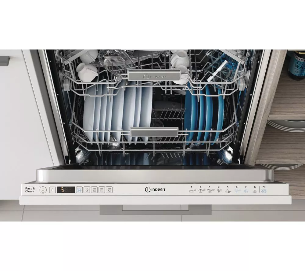 INDESIT DIO3T131 FE UK Full-size Fully Integrated Dishwasher