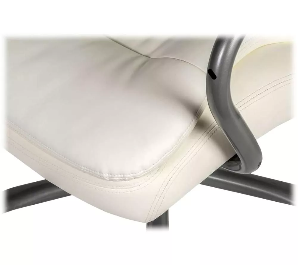 TEKNIK Goliath 6988 Bonded Leather Tilting Executive Chair - White