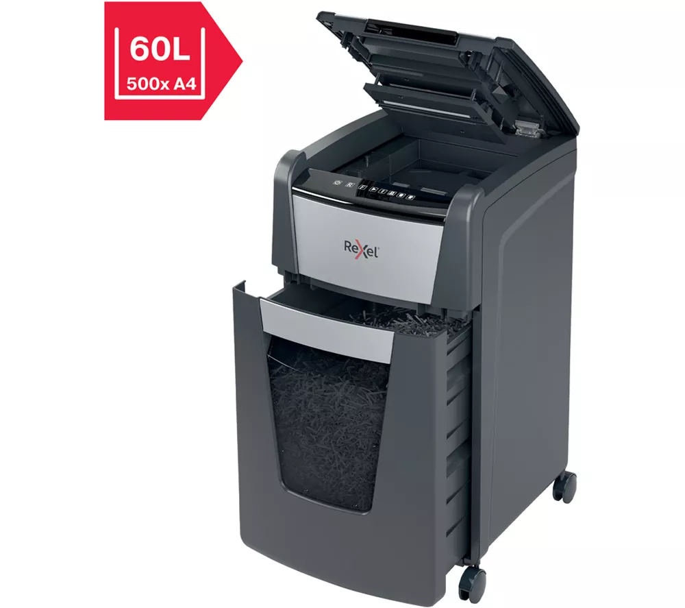 REXEL Optimum AutoFeed+ 225X Cross Cut Paper Shredder
