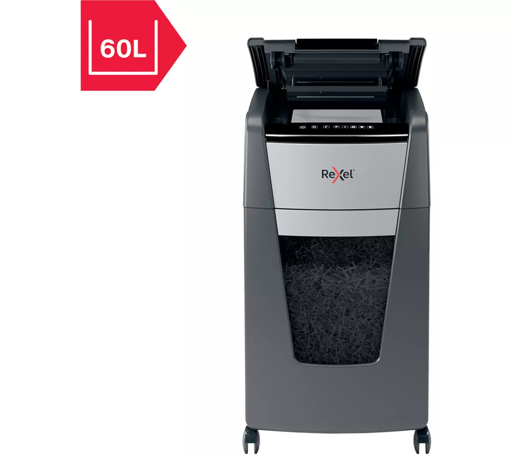 REXEL Optimum AutoFeed+ 225X Cross Cut Paper Shredder