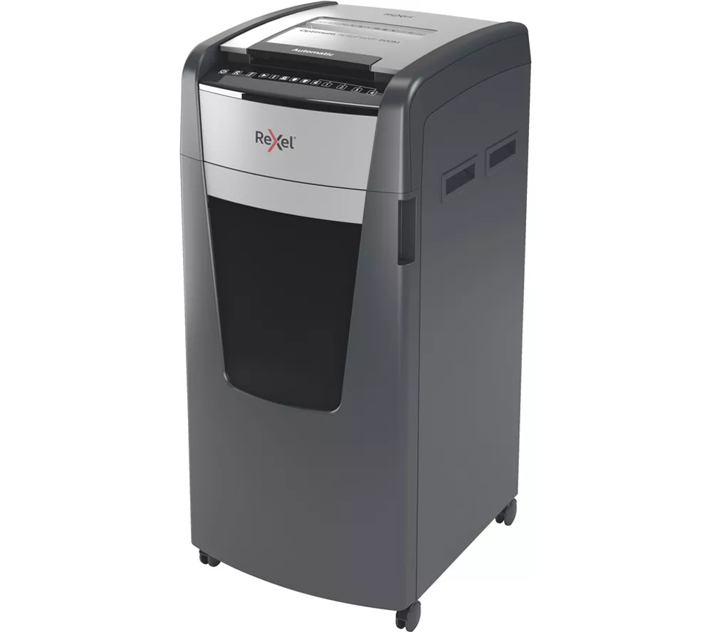 REXEL Optimum AutoFeed+ 600M Micro Cut Paper Shredder