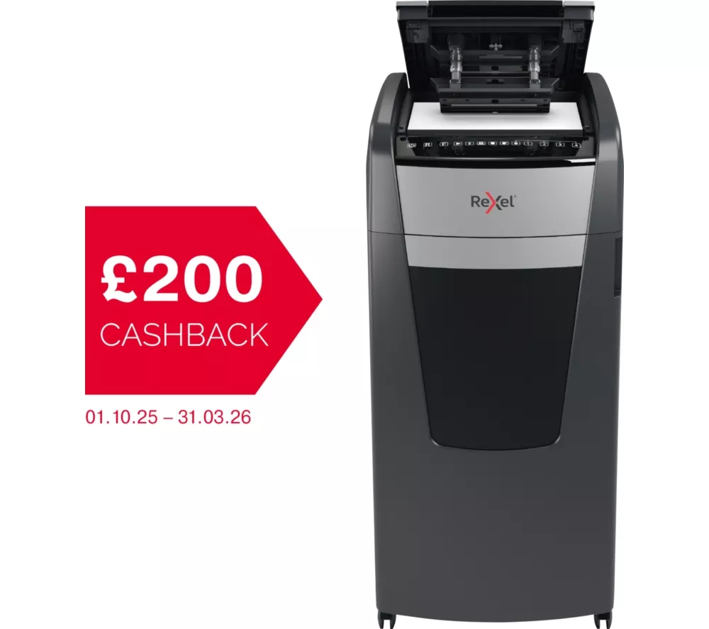 REXEL Optimum AutoFeed+ 750M Micro Cut Paper Shredder