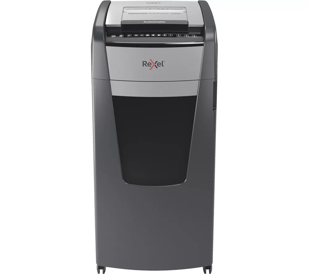 REXEL Optimum AutoFeed+ 750X Cross Cut Paper Shredder