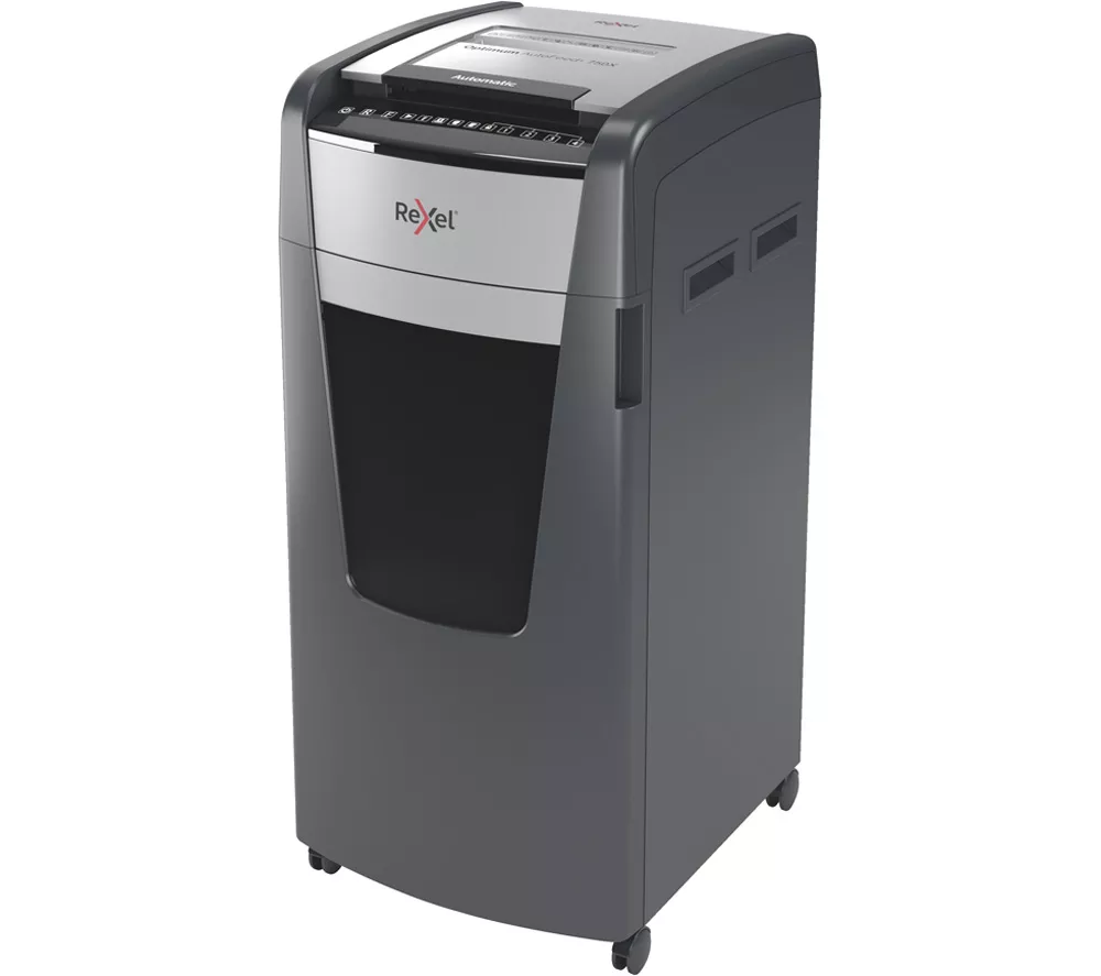 REXEL Optimum AutoFeed+ 750X Cross Cut Paper Shredder