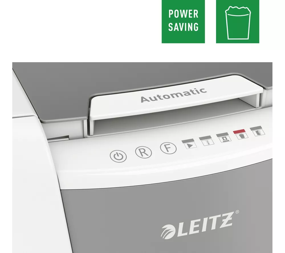 LEITZ IQ AutoFeed Small Office 100 P4 Cross Cut Paper Shredder