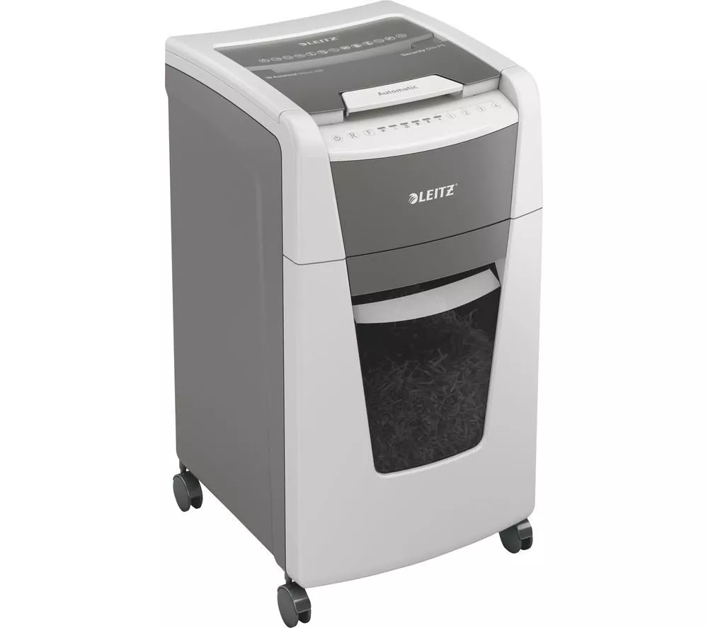 LEITZ IQ AutoFeed Office 300 P5 Micro Cut Paper Shredder