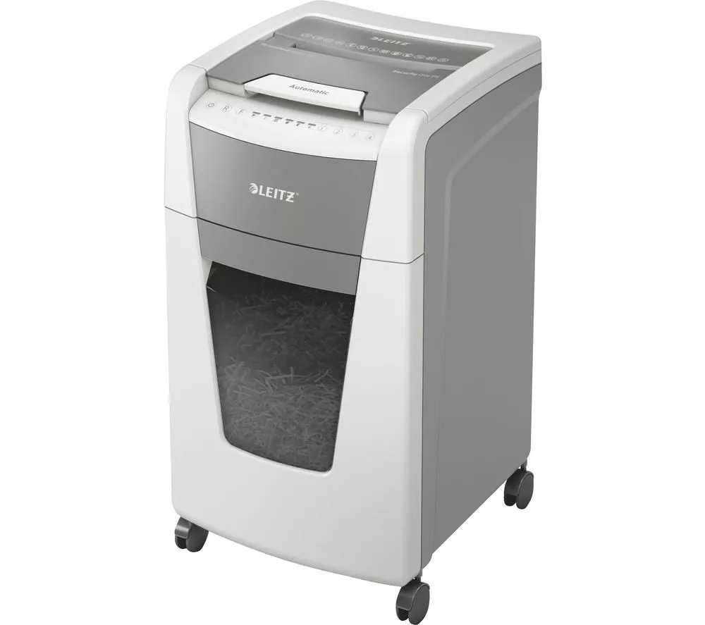 LEITZ IQ AutoFeed Office 300 P5 Micro Cut Paper Shredder