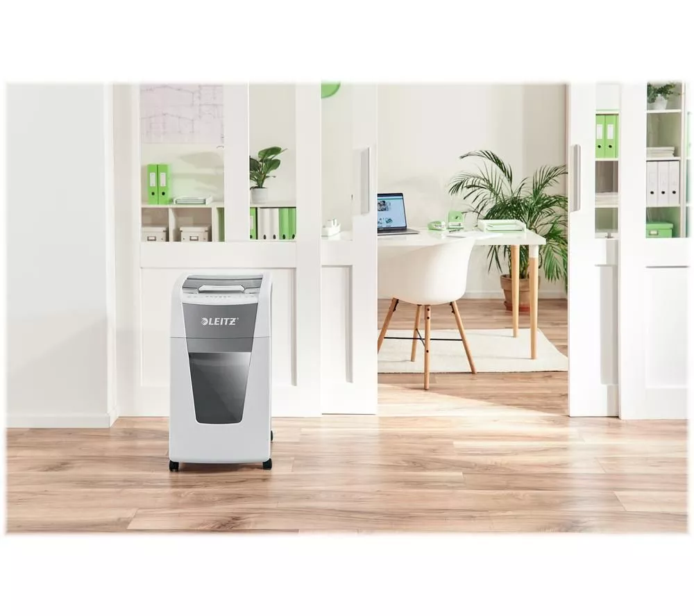 LEITZ IQ AutoFeed Office 300 P5 Micro Cut Paper Shredder