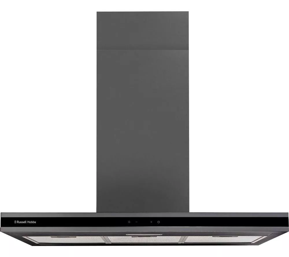 RUSSELL HOBBS RHICH904DB Midnight Collection Island Cooker Hood - Dark Steel