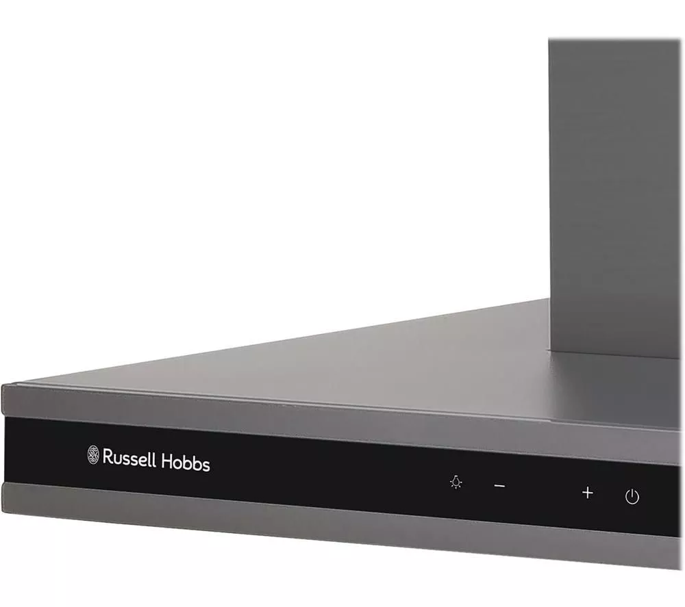 RUSSELL HOBBS RHICH904DB Midnight Collection Island Cooker Hood - Dark Steel