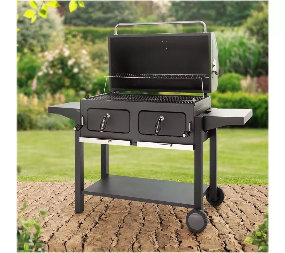TOWER Ignite Duo XL T978510 Grill Charcoal BBQ - Black