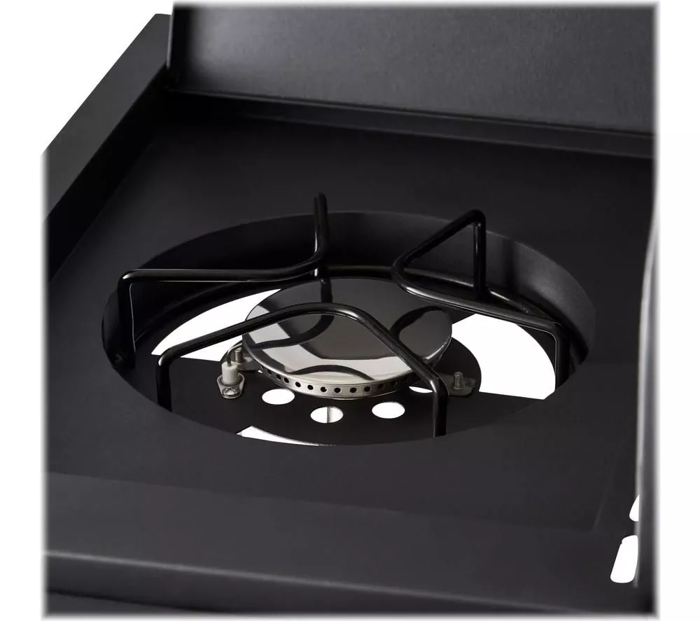 TOWER T978507 3 Burner Grill Gas & Charcoal BBQ & Smoker - Black