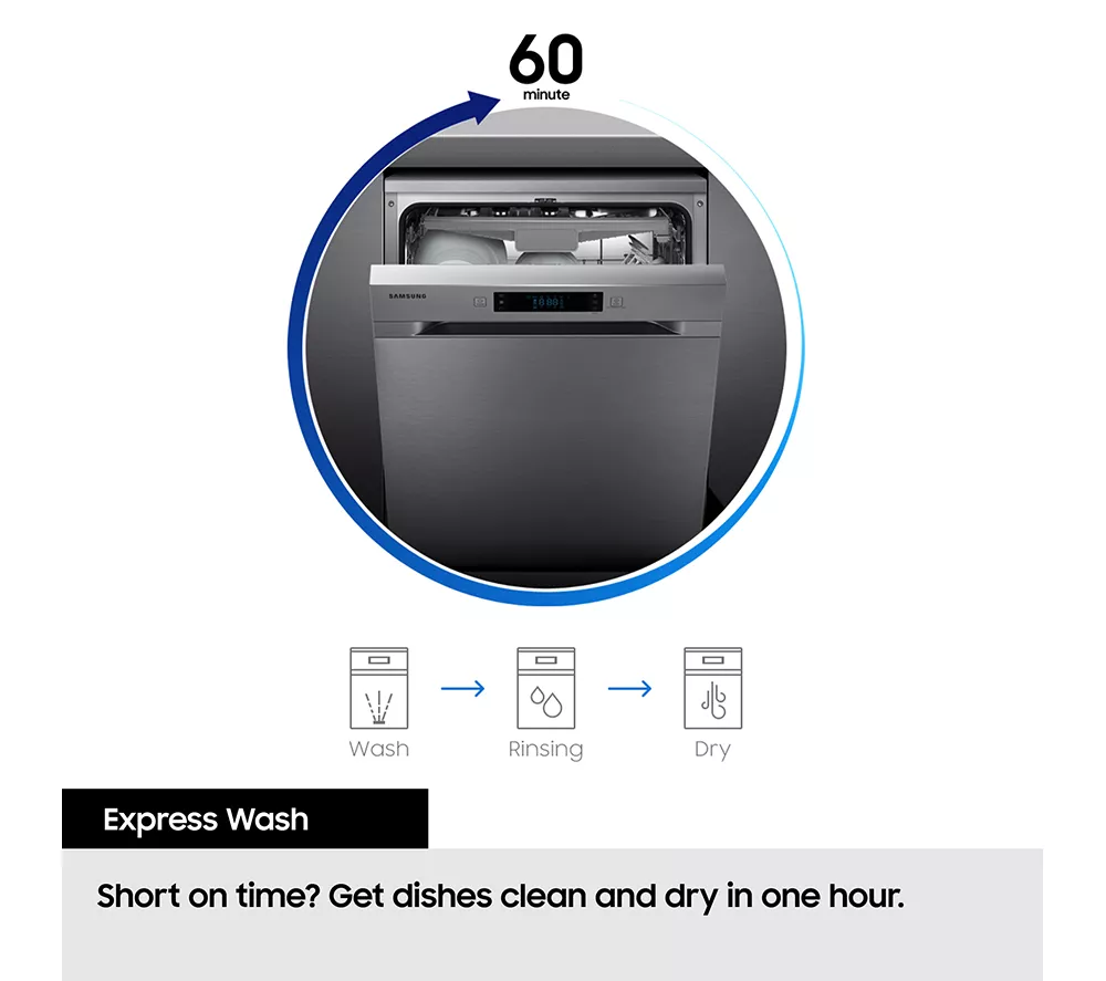 SAMSUNG DW60A8060FS Full-size WiFi-enabled Dishwasher - Stainless Steel