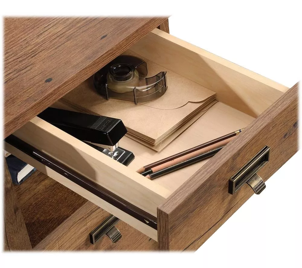 TEKNIK 5424127 Executive Trestle Desk - Oak