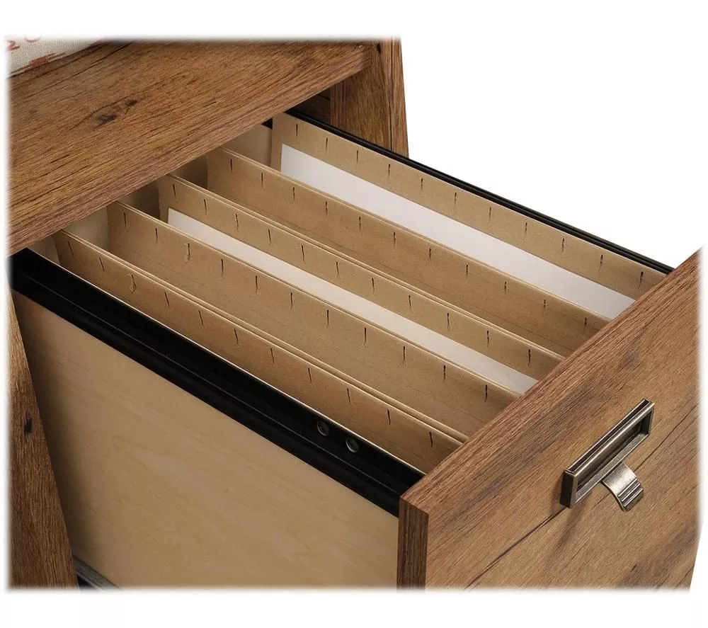 TEKNIK 5424127 Executive Trestle Desk - Oak