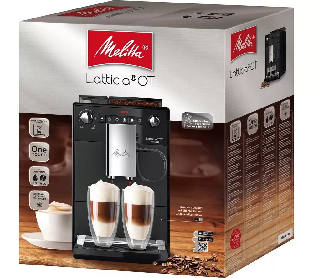 MELITTA Series 600 Latticia OT F300-100 Bean to Cup Coffee Machine - Black