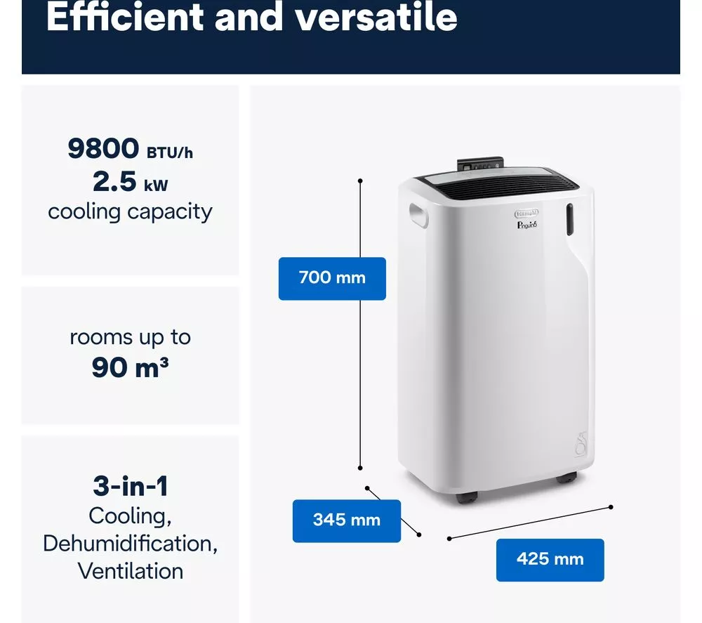 DELONGHI Pinguino PAC EM90 ECO Portable Air Conditioner