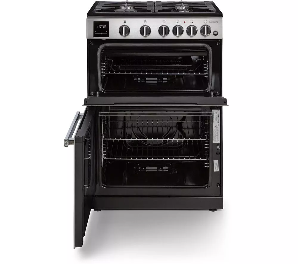 RANGEMASTER Professional+ PROPL60ECSS C 60 cm Electric Ceramic Range Cooker - Stainless Steel & Chrome