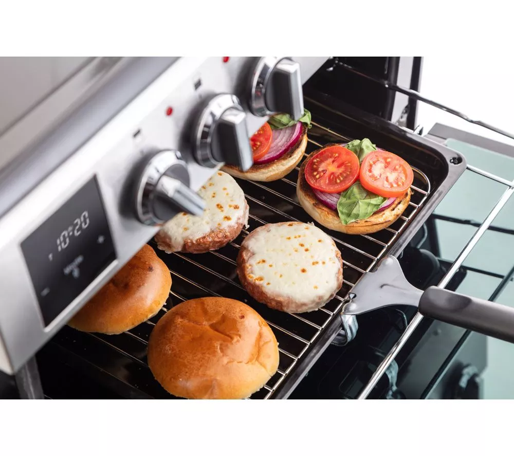 RANGEMASTER Professional+ PROPL60ECSS C 60 cm Electric Ceramic Range Cooker - Stainless Steel & Chrome
