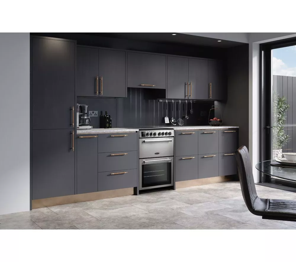 RANGEMASTER Professional+ PROPL60ECSS C 60 cm Electric Ceramic Range Cooker - Stainless Steel & Chrome