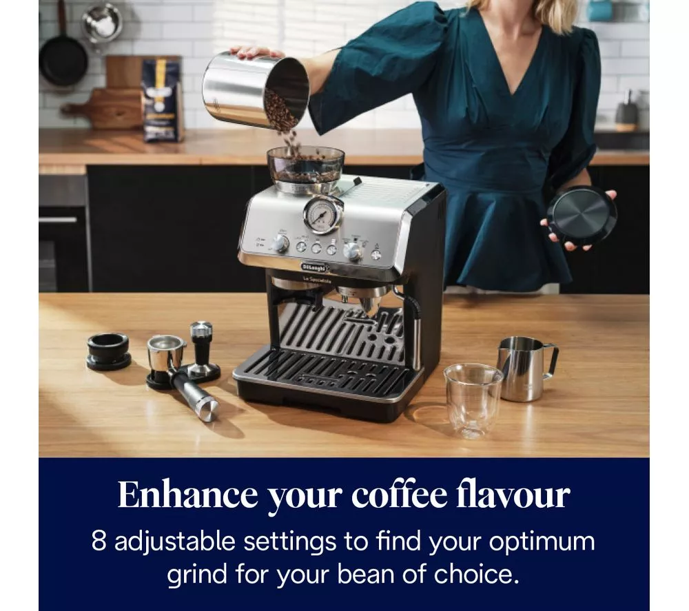 DELONGHI La Specialista Arte EC9155.MB Bean to Cup Coffee Machine – Stainless Steel & Black