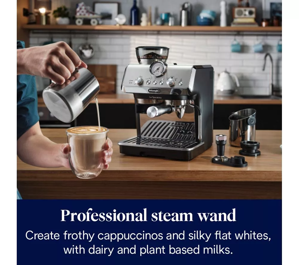 DELONGHI La Specialista Arte EC9155.MB Bean to Cup Coffee Machine – Stainless Steel & Black