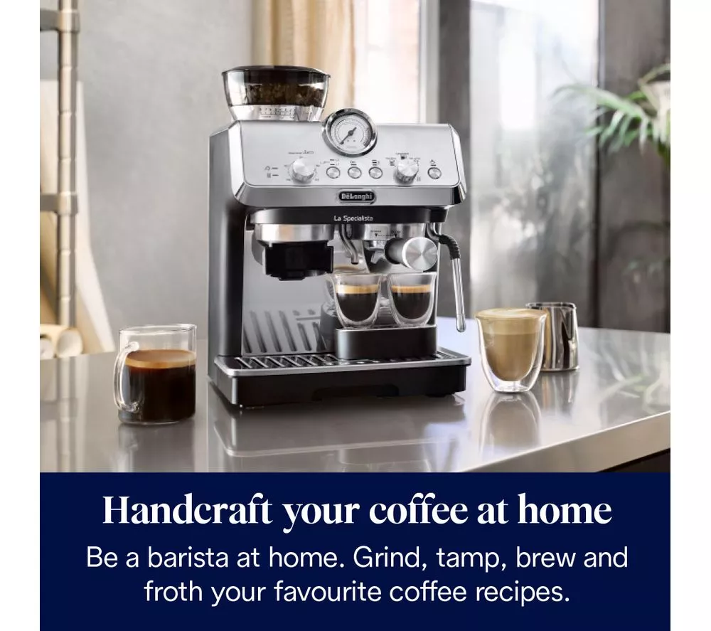 DELONGHI La Specialista Arte EC9155.MB Bean to Cup Coffee Machine – Stainless Steel & Black