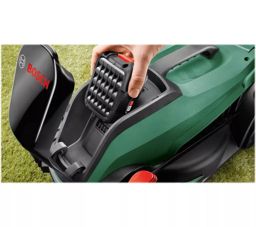BOSCH CityMower 18 Cordless Rotary Lawn Mower - Green & Black