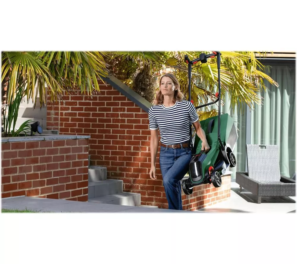 BOSCH CityMower 18 Cordless Rotary Lawn Mower - Green & Black