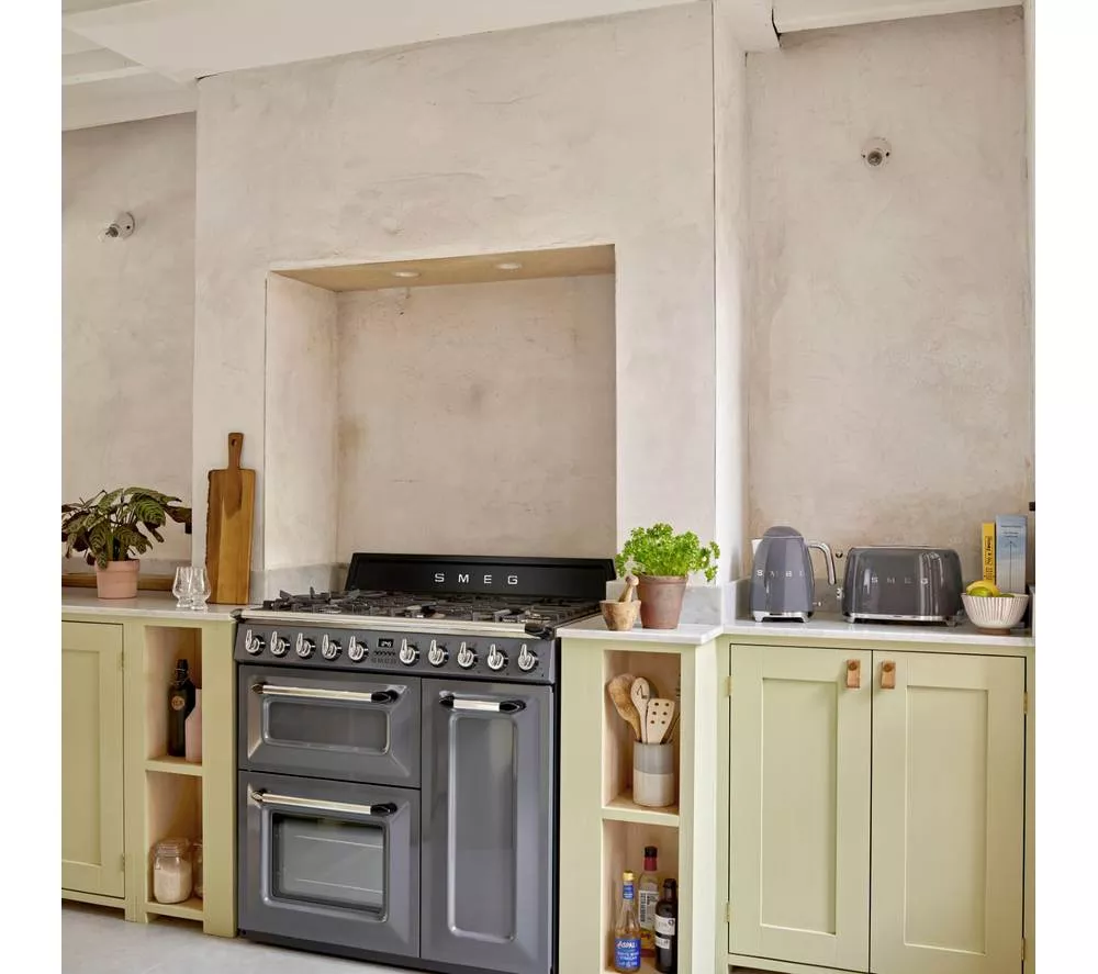 SMEG TSF01GRUK 2-Slice Toaster - Slate Grey