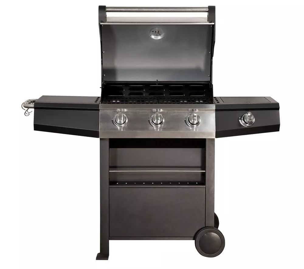 ZANUSSI ZGBBQ3B01-C 3 Burner Grill Gas BBQ - Black