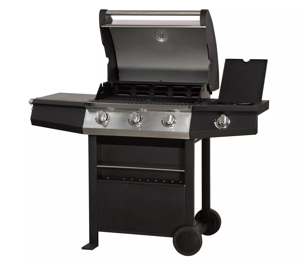 ZANUSSI ZGBBQ3B01-C 3 Burner Grill Gas BBQ - Black