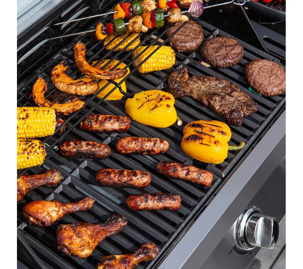 ZANUSSI ZGBBQ3B01-C 3 Burner Grill Gas BBQ - Black