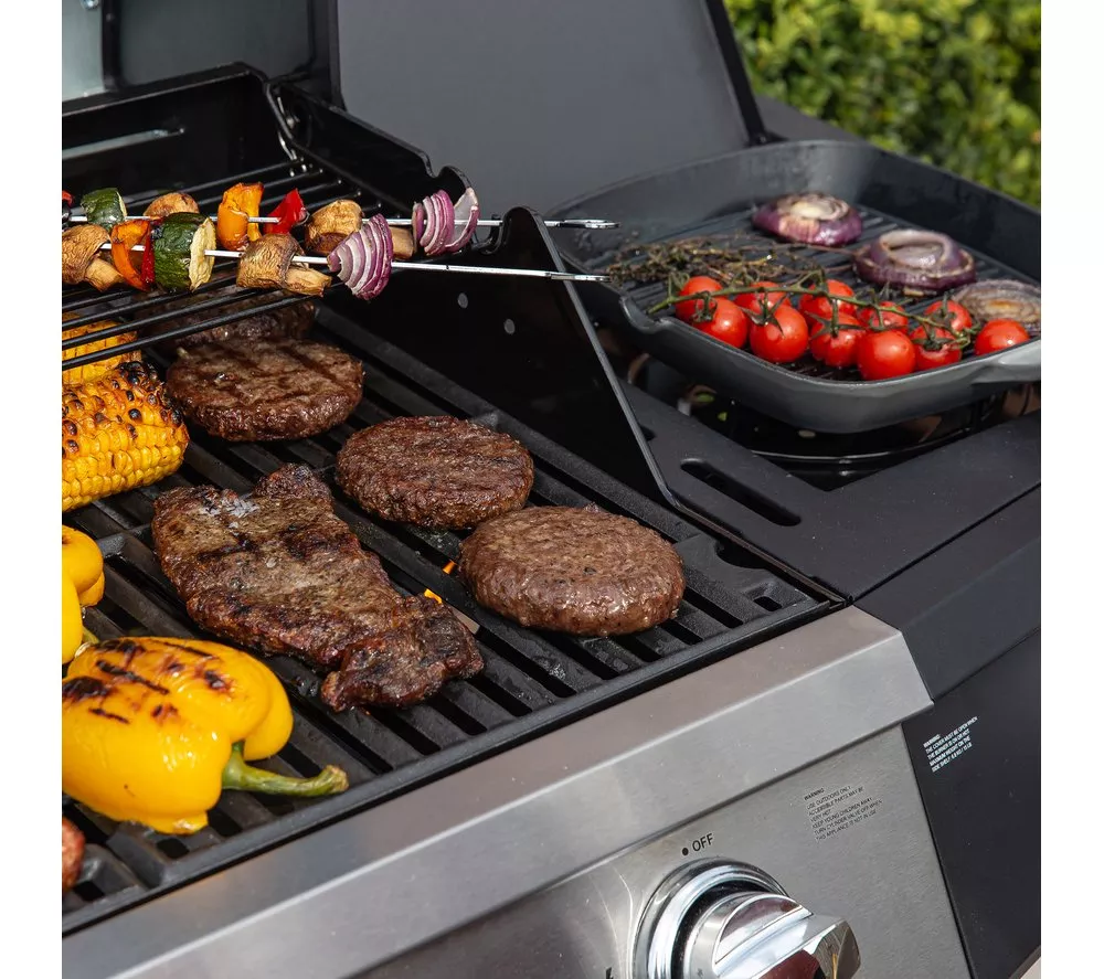 ZANUSSI ZGBBQ3B01-C 3 Burner Grill Gas BBQ - Black