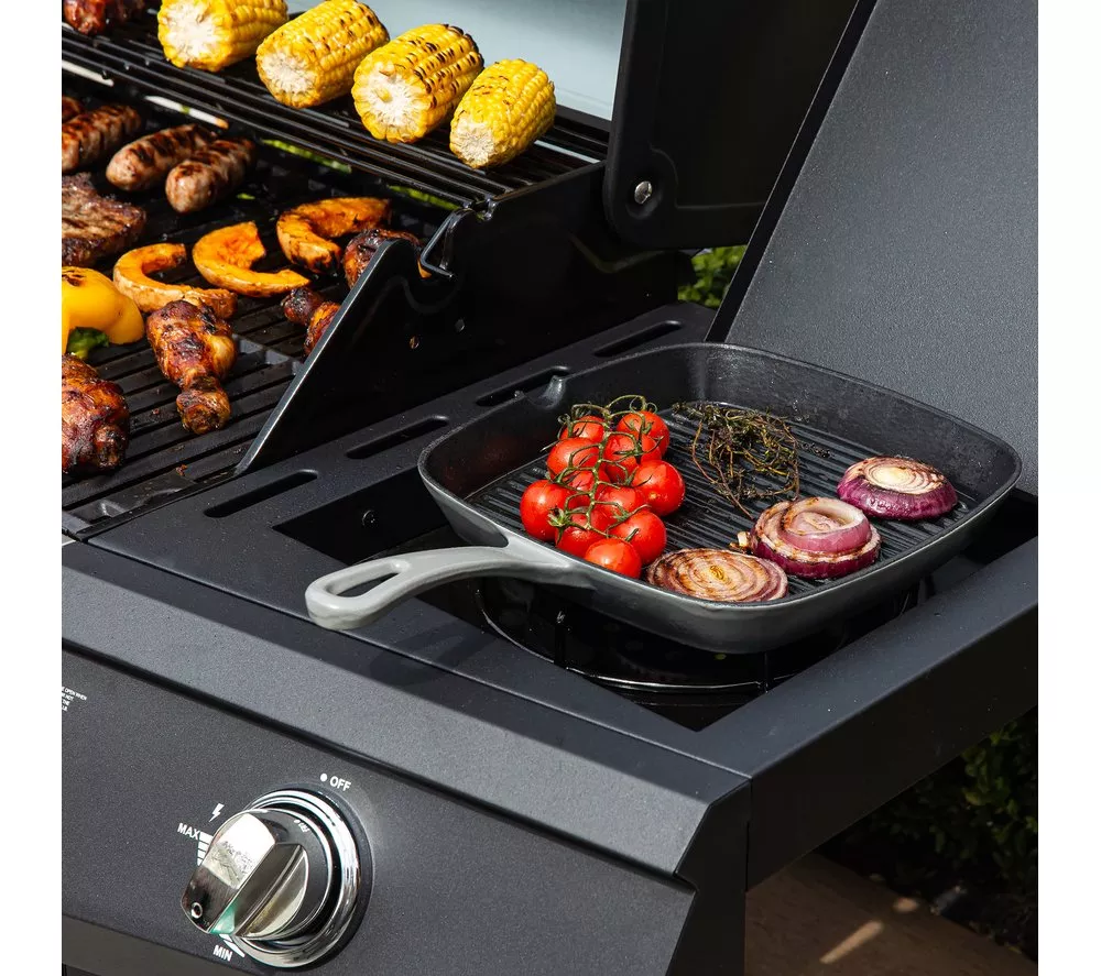 ZANUSSI ZGBBQ4B01-C 4 Burner Grill Gas BBQ - Black