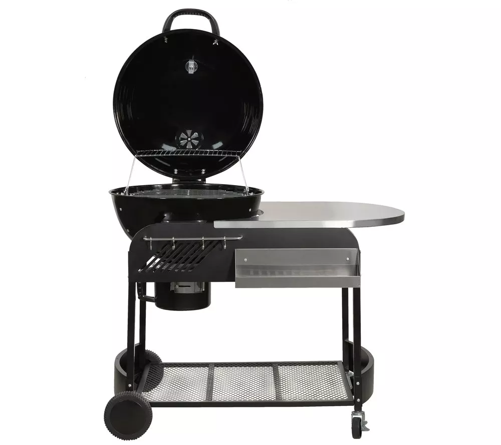 ZANUSSI ZCBBQ22TK-C Trolley Kettle Charcoal BBQ - Black & Grey