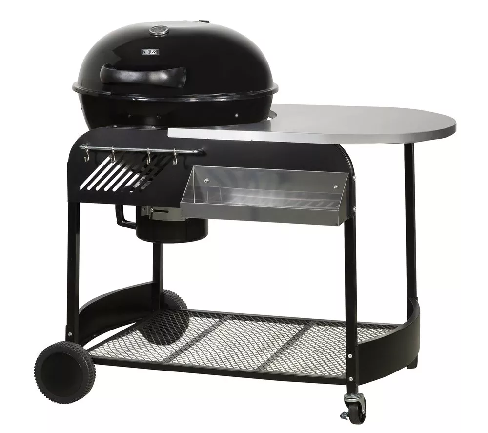 ZANUSSI ZCBBQ22TK-C Trolley Kettle Charcoal BBQ - Black & Grey