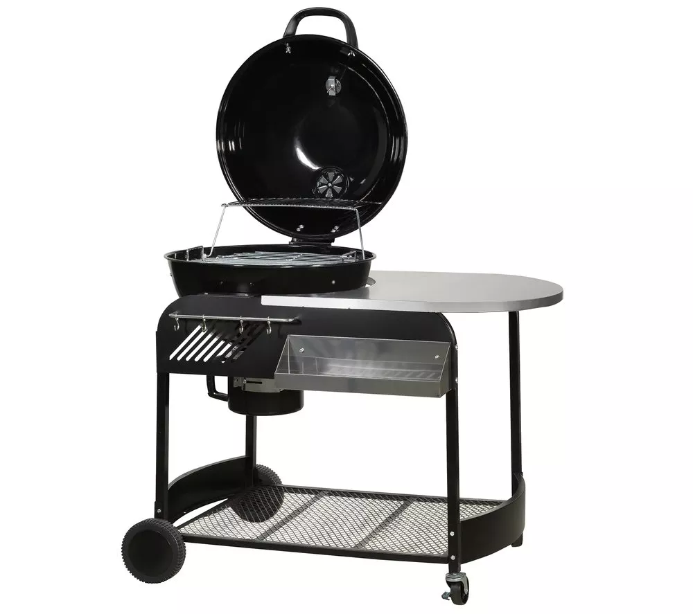 ZANUSSI ZCBBQ22TK-C Trolley Kettle Charcoal BBQ - Black & Grey