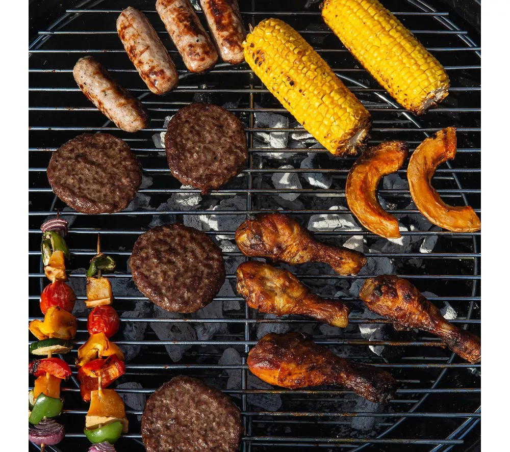 ZANUSSI ZCBBQ22TK-C Trolley Kettle Charcoal BBQ - Black & Grey