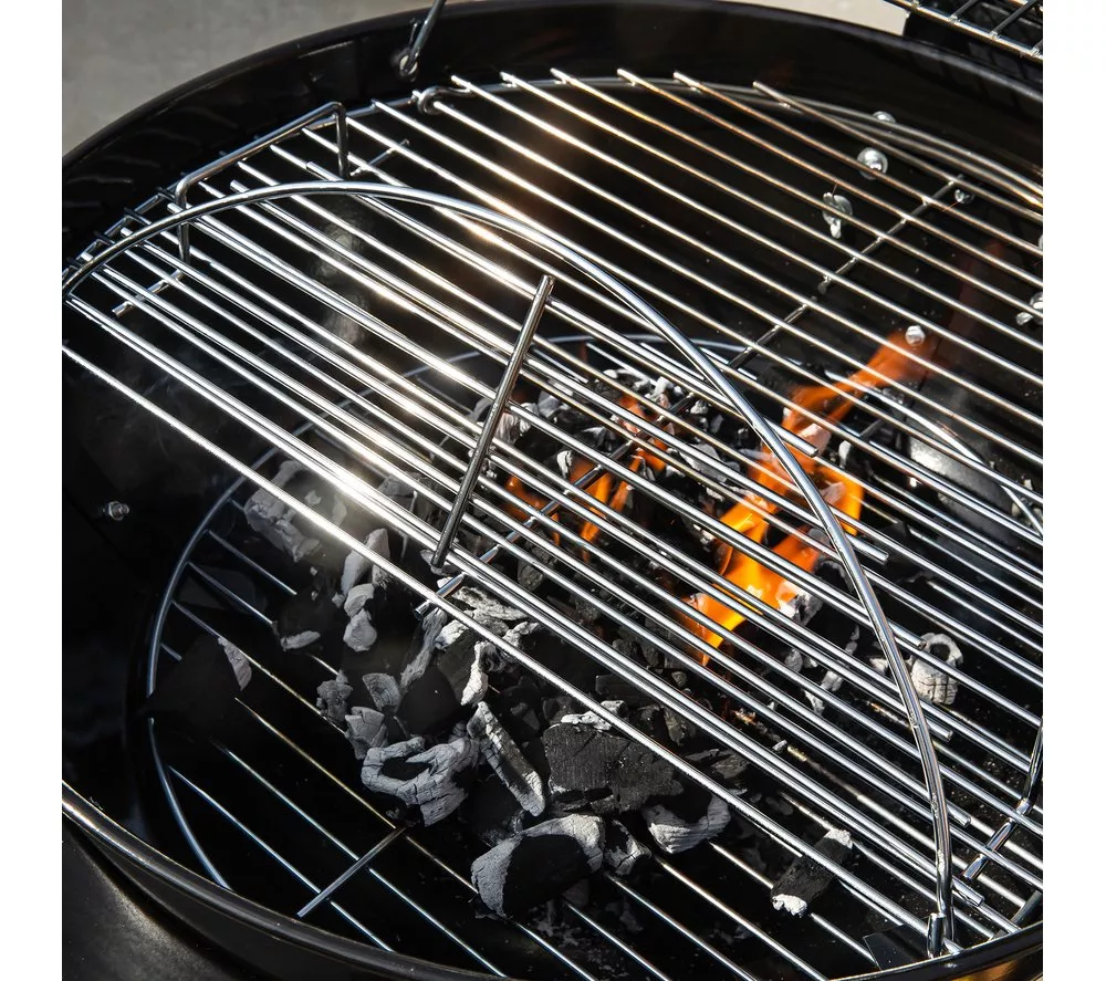ZANUSSI ZCBBQ22TK-C Trolley Kettle Charcoal BBQ - Black & Grey