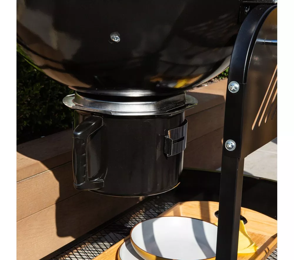 ZANUSSI ZCBBQ22TK-C Trolley Kettle Charcoal BBQ - Black & Grey