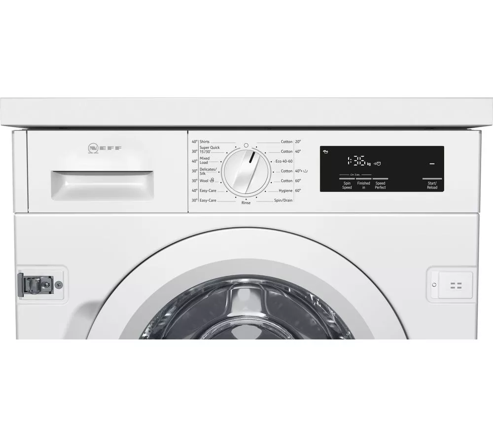 NEFF W543BX2GB Integrated 8 kg 1400 Spin Washing Machine