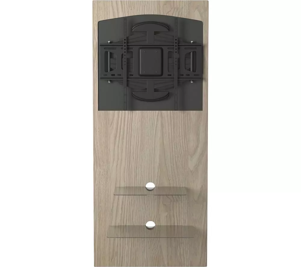 ALPHASON Mercury 600 mm TV Stand with Bracket - Light Oak