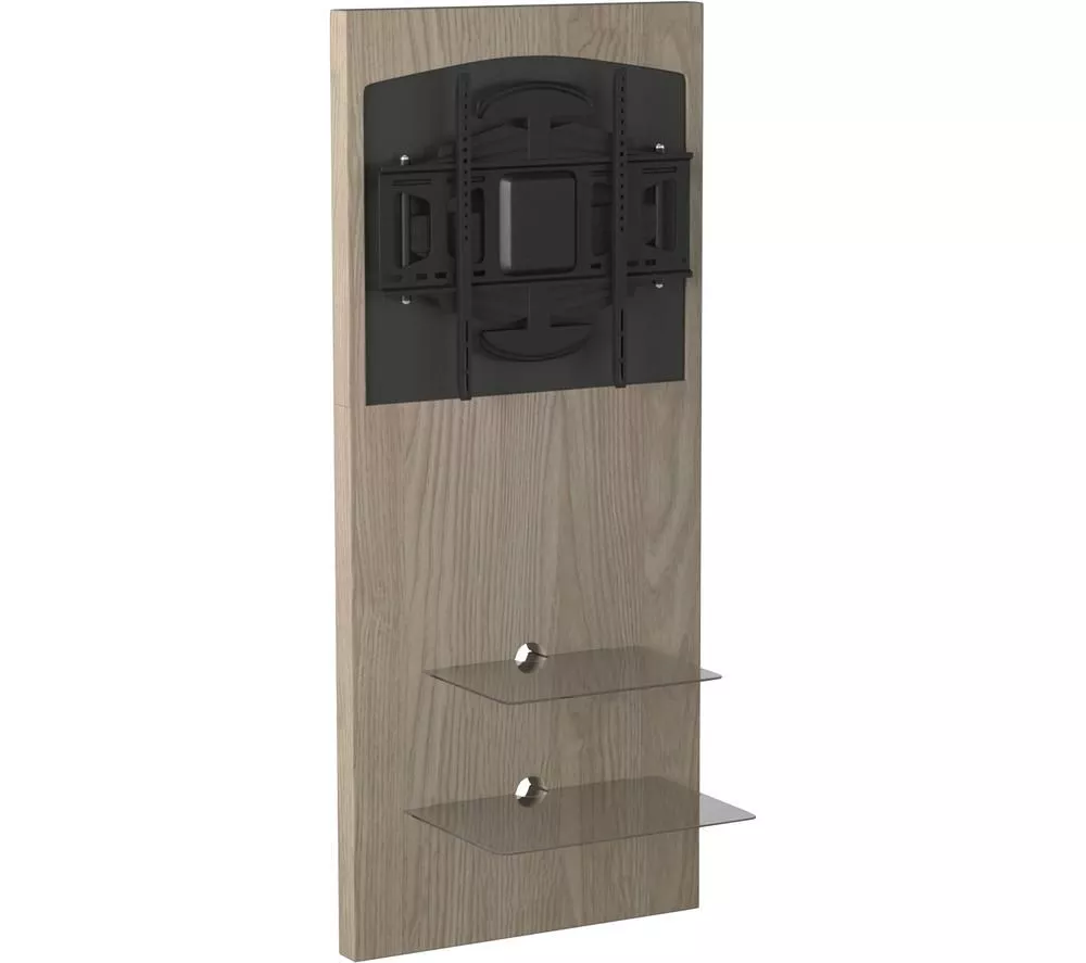 ALPHASON Mercury 600 mm TV Stand with Bracket - Light Oak