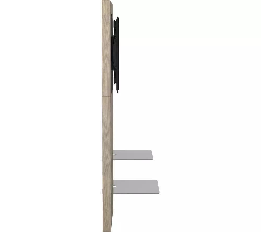 ALPHASON Mercury 600 mm TV Stand with Bracket - Light Oak