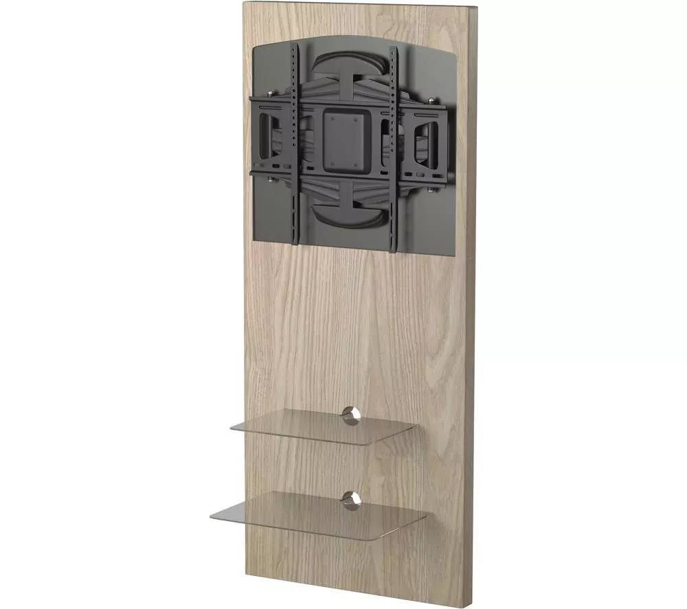 ALPHASON Mercury 600 mm TV Stand with Bracket - Light Oak