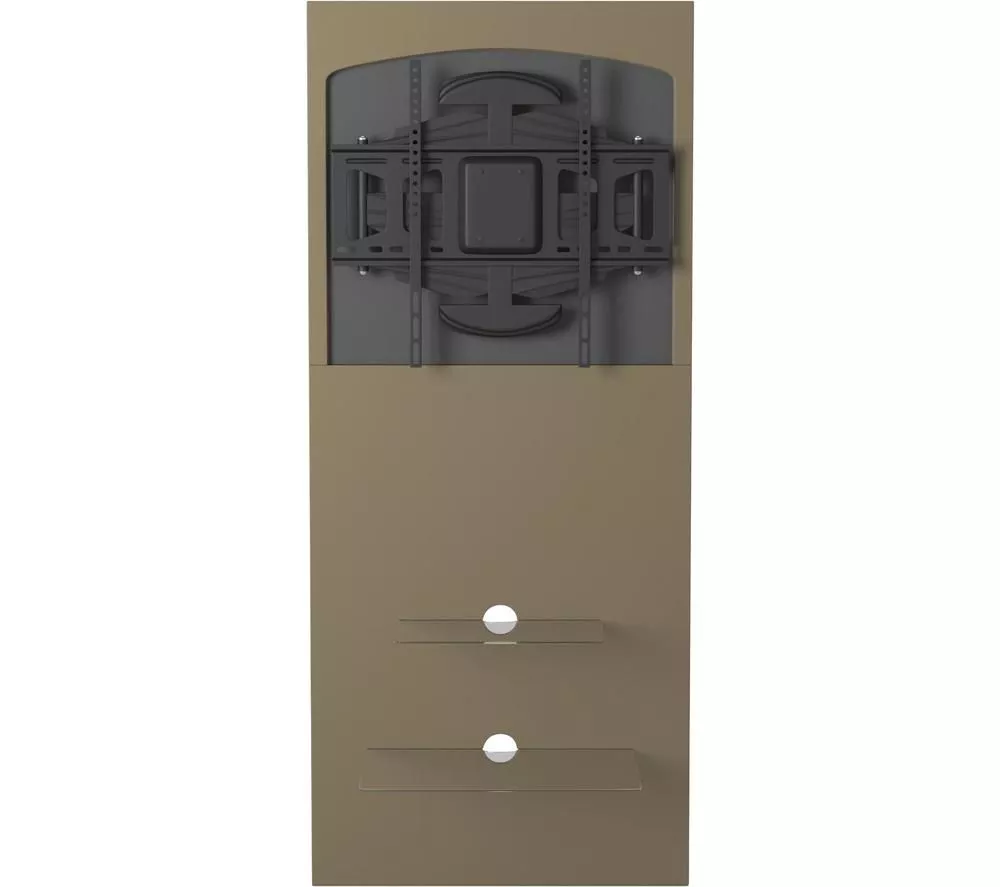 ALPHASON Mercury 600 mm TV Stand with Bracket - Raw MDF