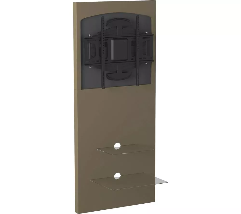 ALPHASON Mercury 600 mm TV Stand with Bracket - Raw MDF