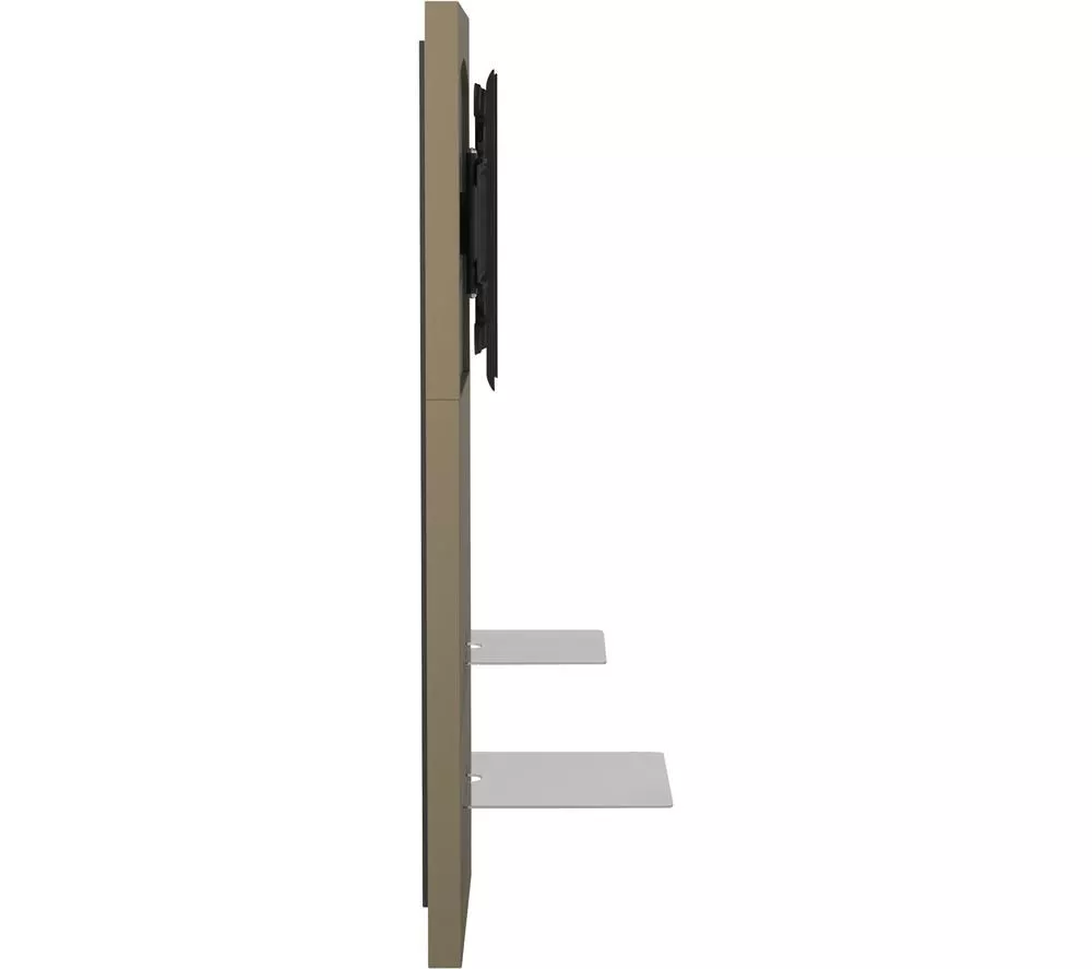 ALPHASON Mercury 600 mm TV Stand with Bracket - Raw MDF