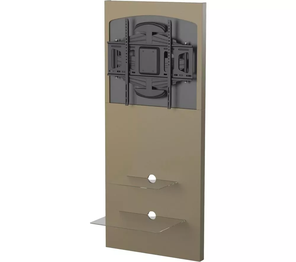 ALPHASON Mercury 600 mm TV Stand with Bracket - Raw MDF